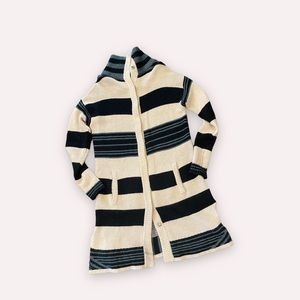 Graham and Spencer Striped Long Cardigan